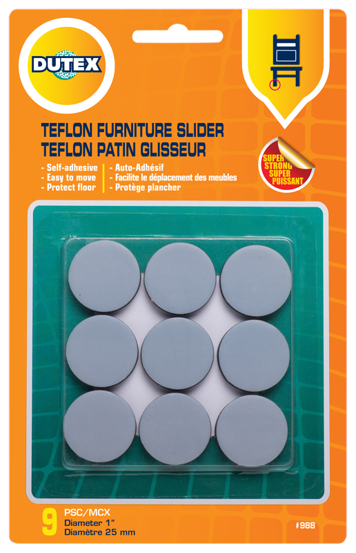 Teflon patins glisseurs – Dutex Inc. – Floor Protector Manufacturer